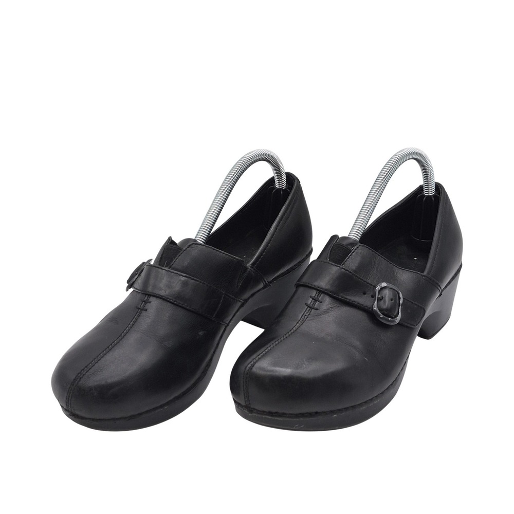 Dansko Shoes Womens Size 10 Black Leather Mary‎ Jane Comfort Buckle 4800020200